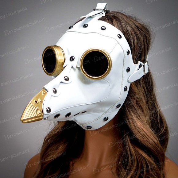 Plague doctor mask costume cosplay steampunk - Picture 7 of 8